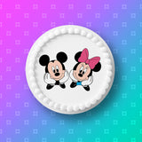 Mickey & Minnie Mouse Edible Icing Cake Topper 03