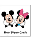 Mickey & Minnie Mouse Edible Icing Cake Topper 03