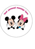 Mickey & Minnie Mouse Edible Icing Cake Topper 03