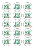 Sewing Machine Edible Icing Cake Topper or Ribbon 03