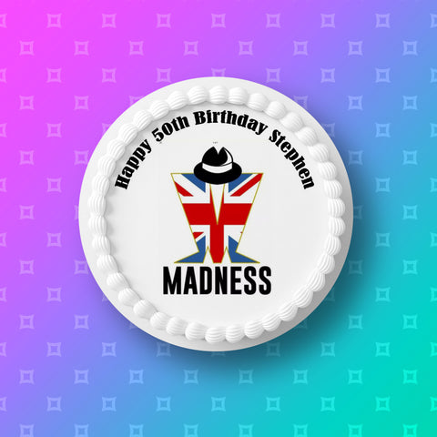 Madness 03 Edible Icing Cake Topper