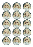 Madonna 02 Edible Icing Cake Topper or Ribbon