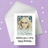 Madonna 02 Edible Icing Cake Topper or Ribbon