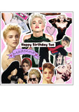 Madonna 04 Edible Icing Cake Topper or Ribbon