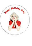 Madonna 05 Icing Cake Topper or Ribbon