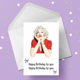 Madonna 05 Birthday Card