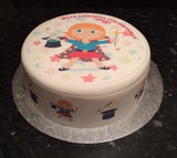 Magician Female Edible Icing Cake Topper or Ribbon 02