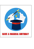 Magician / Magic themed Edible Icing Cake Topper or Ribbon 03