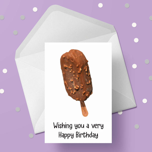 Magnum Ice Cream Birthday Card