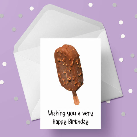Magnum Ice Cream Birthday Card