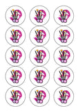 Make Up Beauty Edible Icing Cake Topper 02