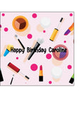 Make Up Beauty Edible Icing Cake Topper 05