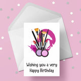 Make Up Beauty Edible Icing Cake Topper 01