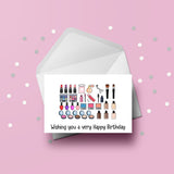 Make Up Beauty Edible Icing Cake Topper 01