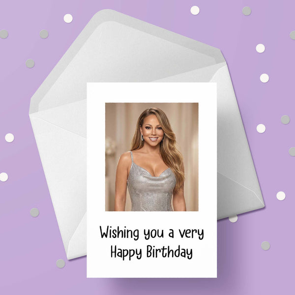 Mariah Carey 04 Birthday Card