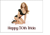 Mariah Carey 02 Edible Icing Cake Topper