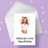 Mariah Carey 03 Birthday Card