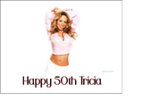 Mariah Carey 03 Edible Icing Cake Topper