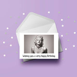 Marilyn Monroe Birthday Card