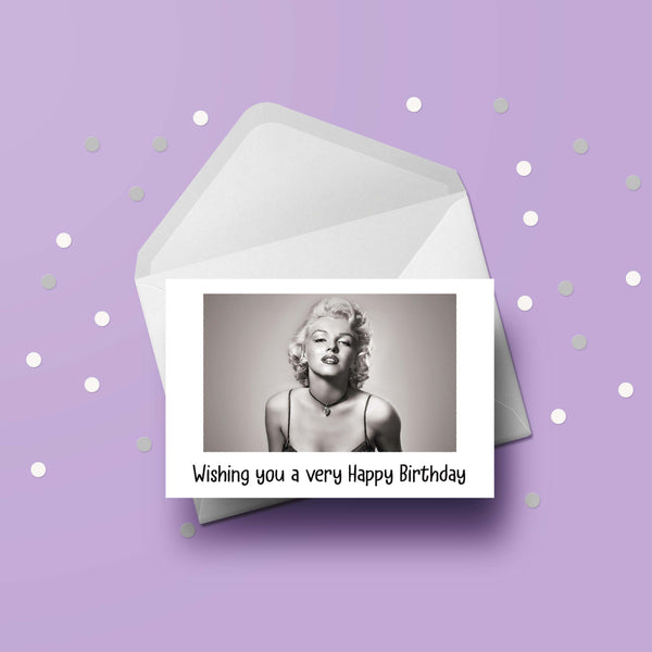Marilyn Monroe Birthday Card