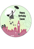 Mary Poppins Edible Icing Cake Topper 03