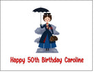 Mary Poppins Edible Icing Cake Topper 04