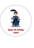 Mary Poppins Edible Icing Cake Topper 04