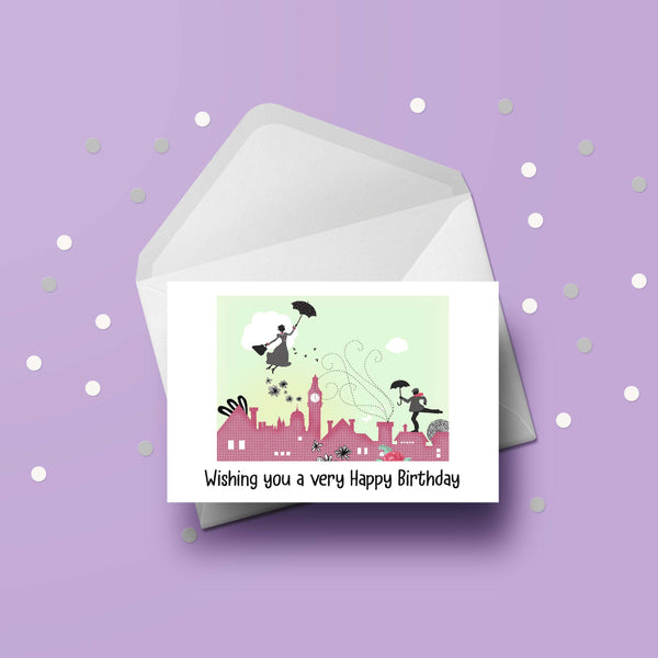 Mary Poppins 03 Birthday Card