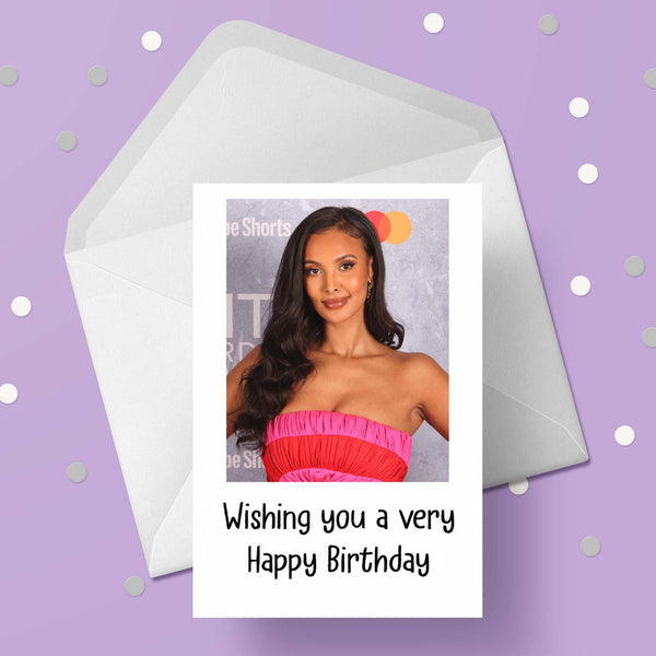 Maya Jama 02 Birthday Card