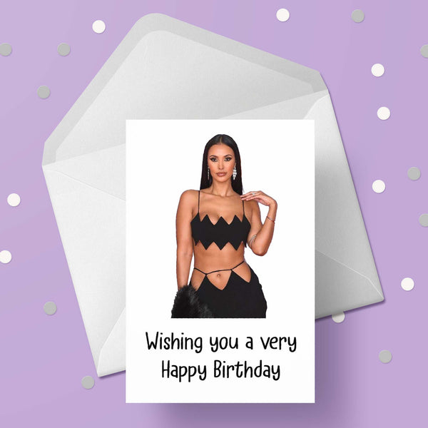 Maya Jama 01 Birthday Card