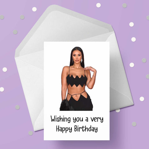 Maya Jama 01 Birthday Card