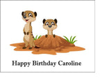 Meerkat 01 Edible Icing Cake Topper