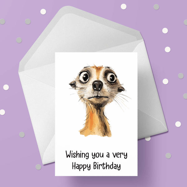 Meerkat 03 Birthday Card