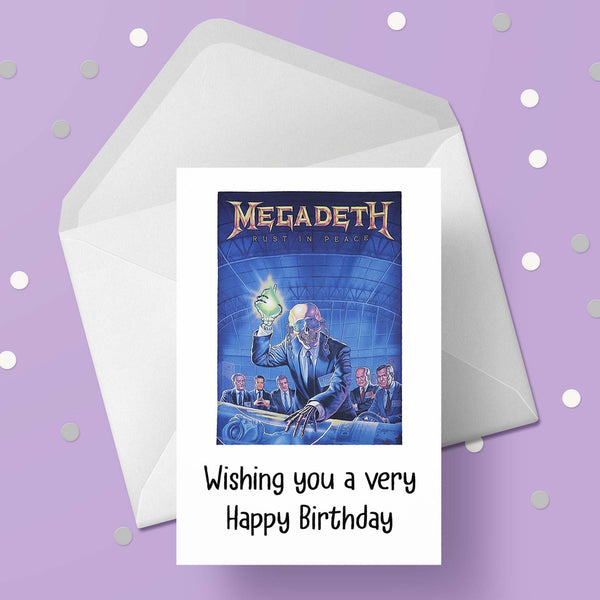 Megadeth Birthday Card