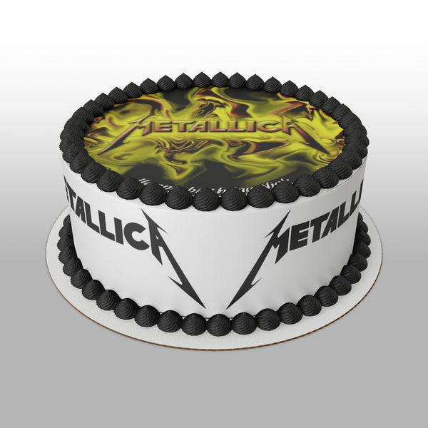 Metallica 01 Edible Icing Cake Topper