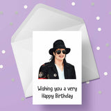 Michael Jackson 02 Birthday Card