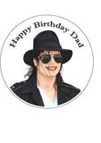 Michael Jackson 02 Edible Icing Cake Topper