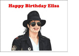 Michael Jackson 02 Edible Icing Cake Topper