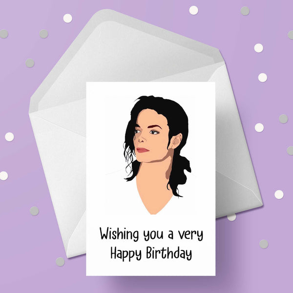 Michael Jackson 03 Birthday Card