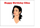 Michael Jackson 03 Edible Icing Cake Topper