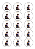 Michael Jackson 03 Edible Icing Cake Topper or Ribbon