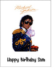 Michael Jackson 03 Edible Icing Cake Topper or Ribbon