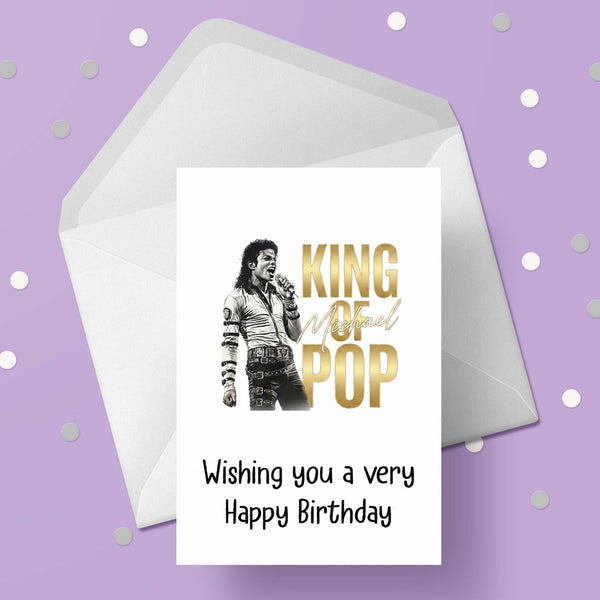 Michael Jackson 04 Birthday Card