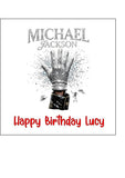 Michael Jackson 05 Edible Icing Cake Topper or Ribbon