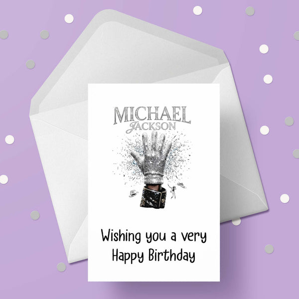 Michael Jackson 05 Birthday Card