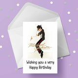 Michael Jackson 01 Birthday Card