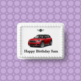 Mini Countryman Edible Icing Cake Topper or Ribbon