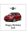 Mini Countryman Edible Icing Cake Topper or Ribbon