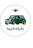 Mini Car 03 Edible Icing Cake Topper or Ribbon