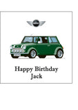 Mini Car 03 Edible Icing Cake Topper or Ribbon